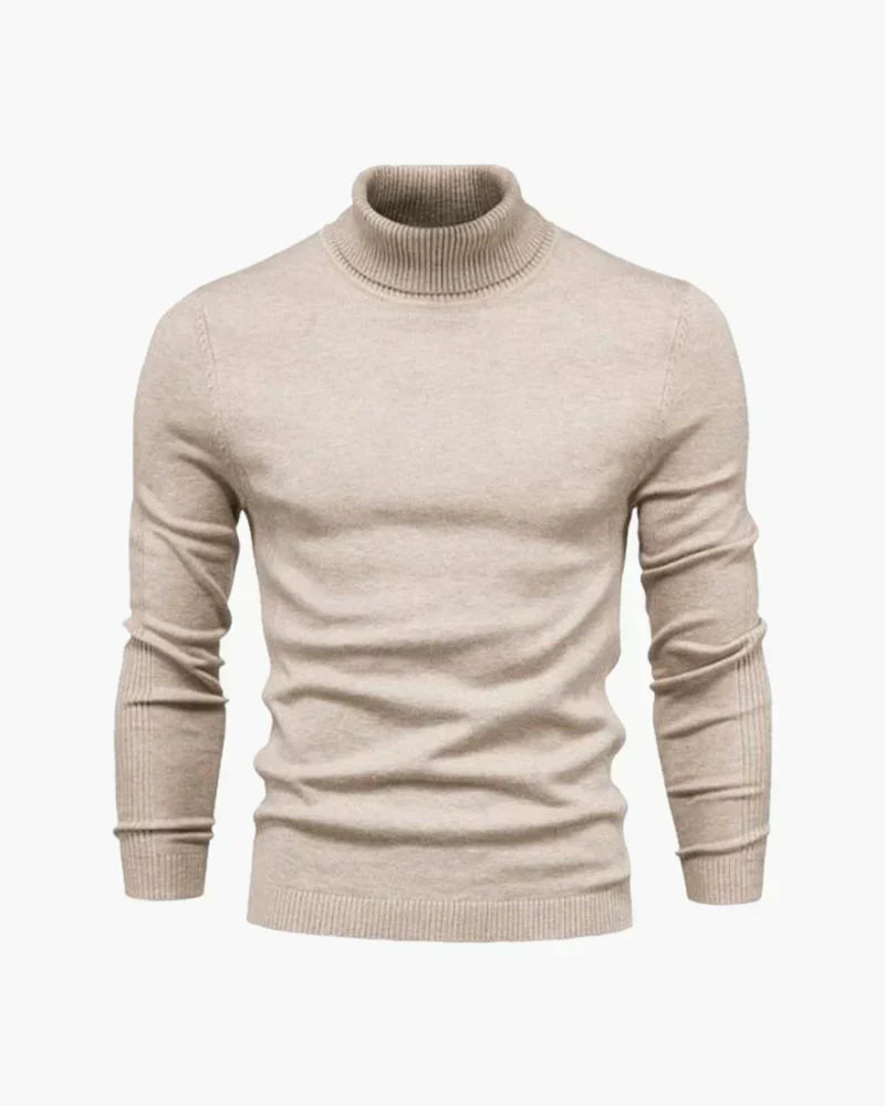 JANGSAN Merino Wool Turtleneck Sweater