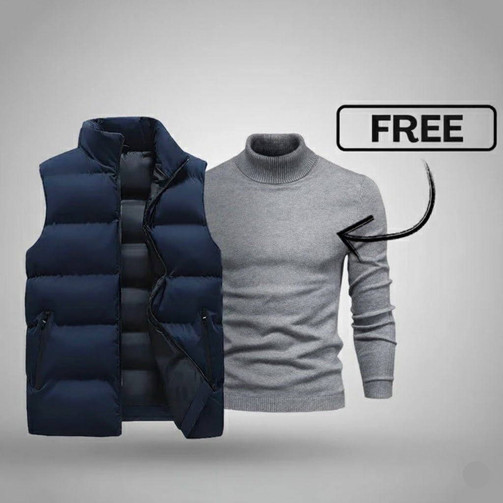 Men's Vest with Free Sweater 