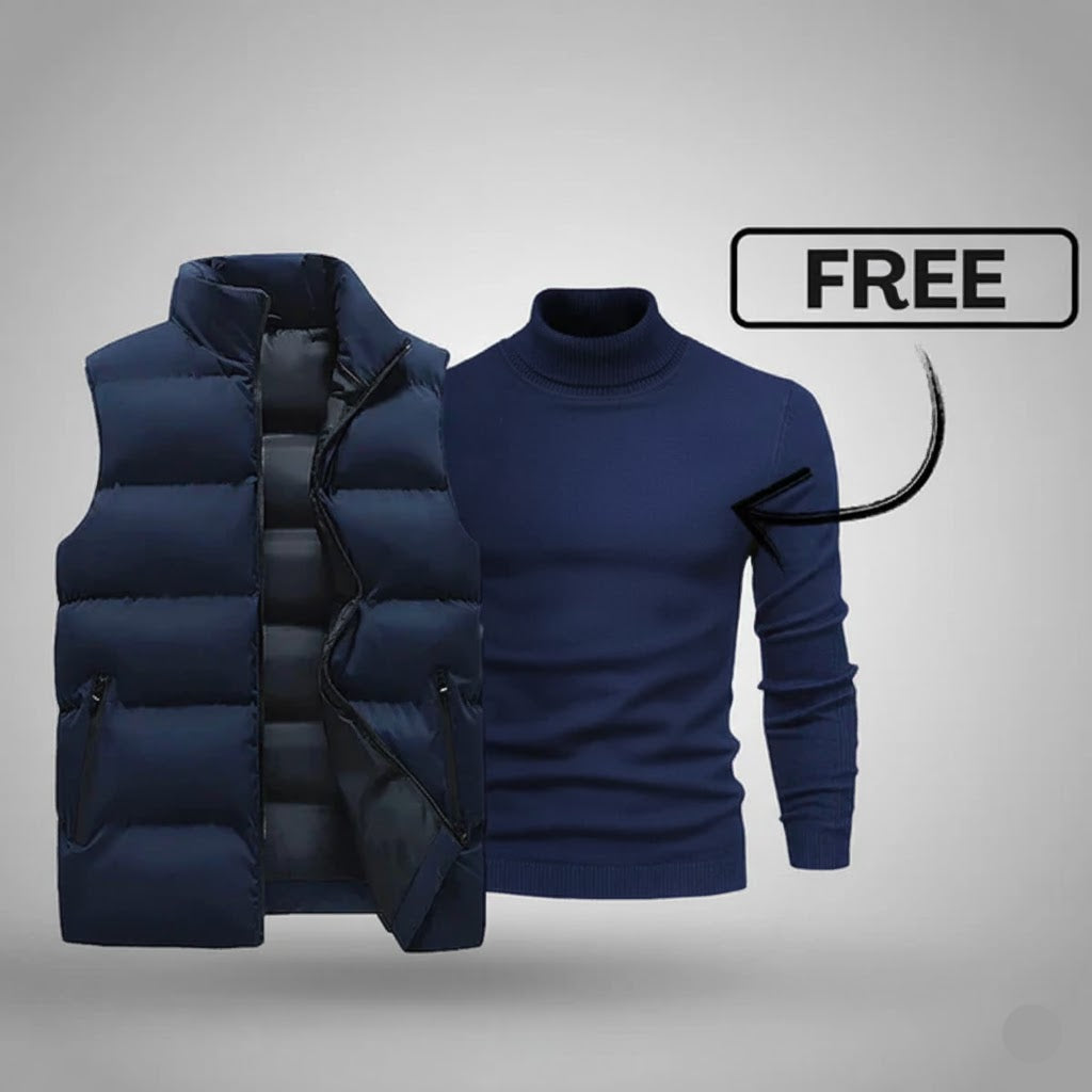 Men's Vest with Free Sweater 
