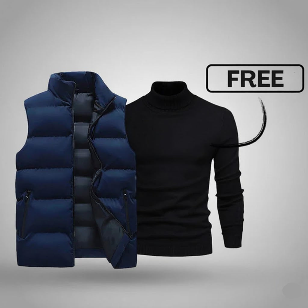 Men's Vest with Free Sweater 