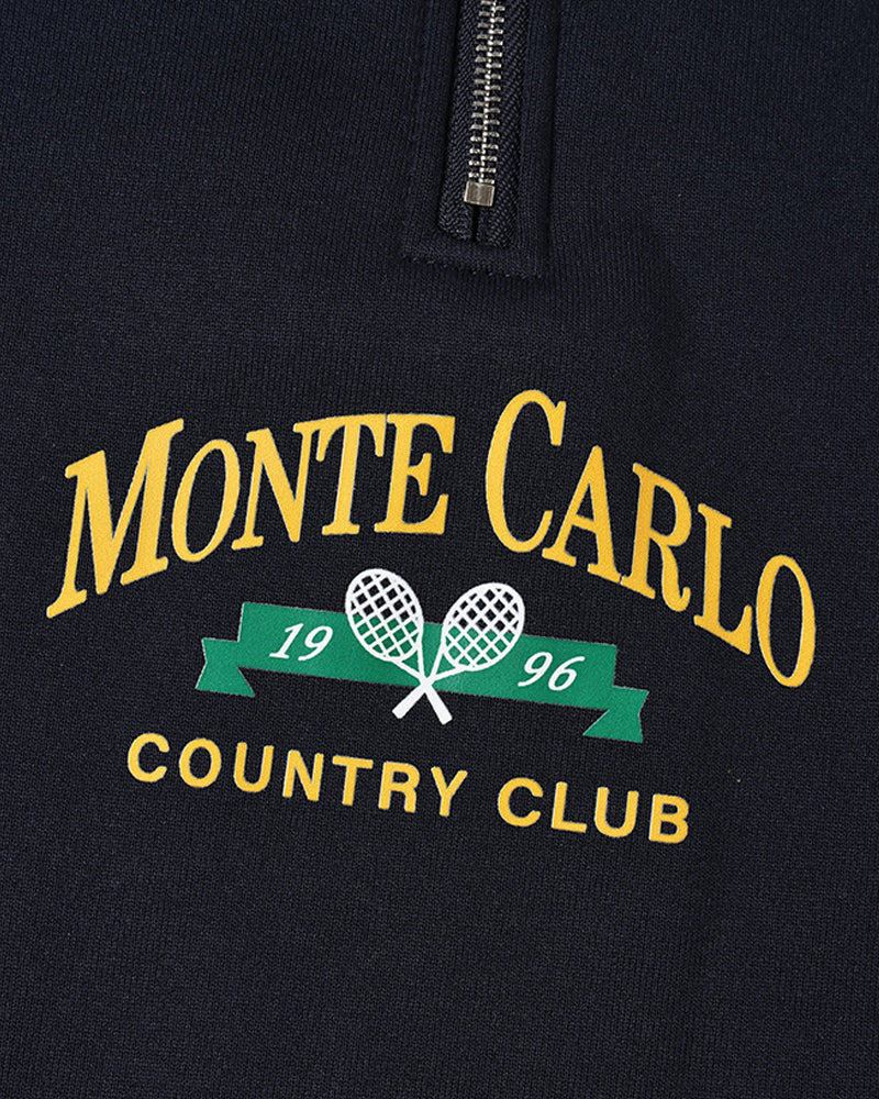MONTE CARLO vintage quarter-zip sweater