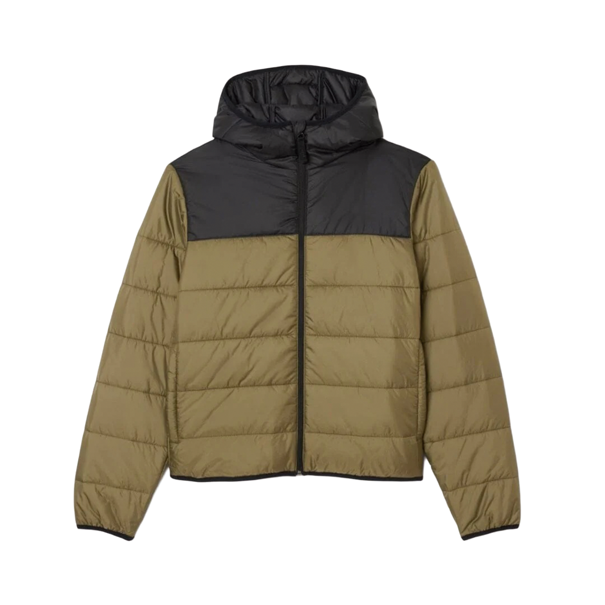 Men's Quilted Jacket with Hood